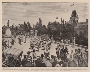 The Occupation of Bloemfontein, Mounting Guard at the Presidency